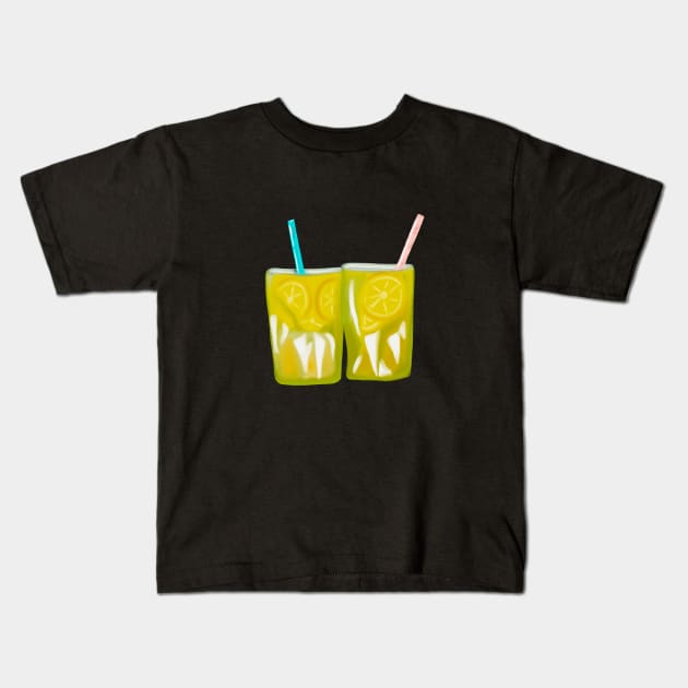 Summer Lemonade. Beach Summer 2022 Kids T-Shirt by Tigra